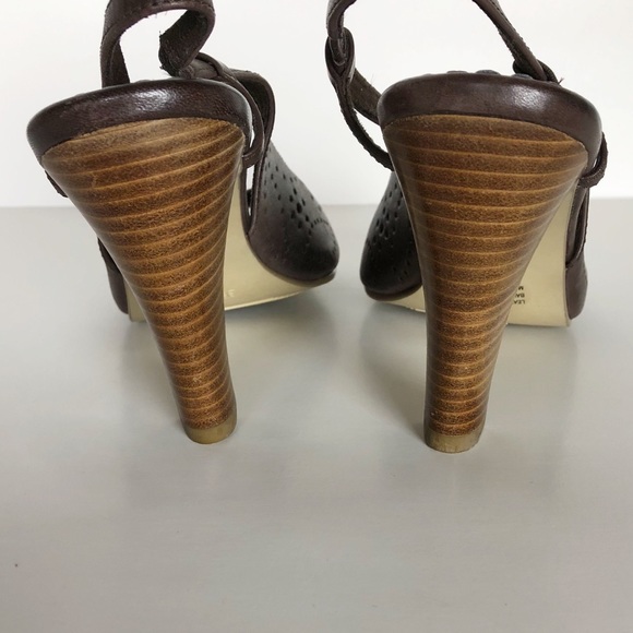 Seychelles Slingback Peep Toe Heels. 8.5. - Picture 3 of 5